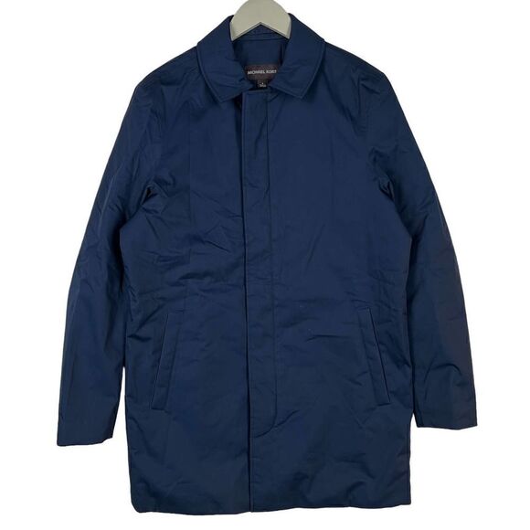 New Michael Kors Men US S Small Midnight Blue Jacket Waterproof Coat MSRP $298 - Picture 3 of 16